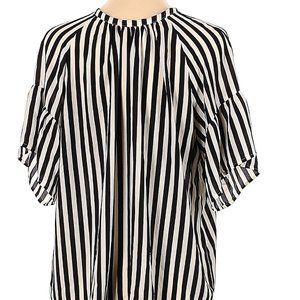Ann Taylor LOFT Striped Blouse Size Small